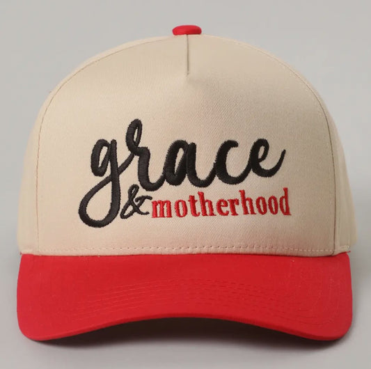 Red Grace & Motherhood Hat